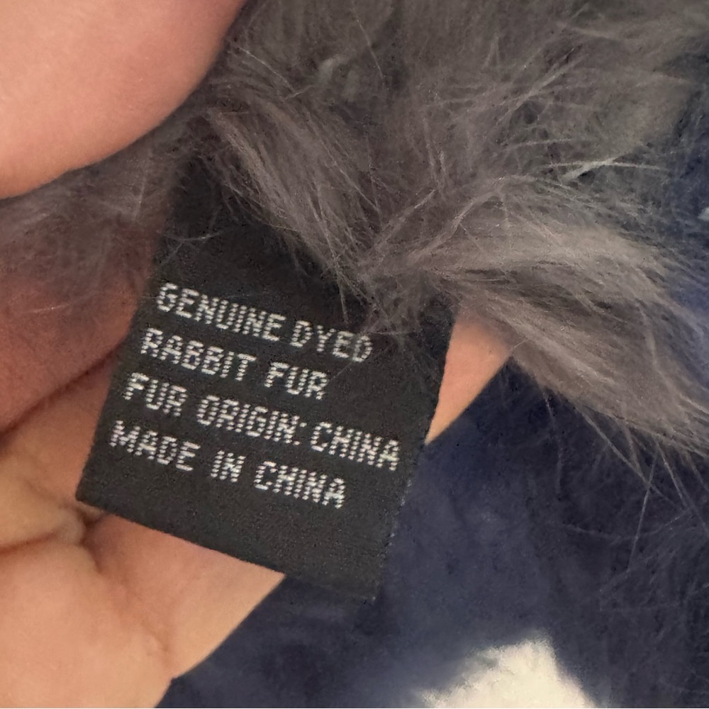 Badgley Mischka Genuine Rabbit Fur Vest - Picture 7 of 15